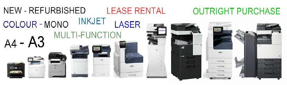 Digital Office Solutions supply install and support new and refurbished Office Printers, Multi-Function Printers, Photocopier & Copiers in SUTTON, SURREY and surrounding areas A4, A3 Colour and Mono, New and Refurbished, Outright Purchase, Lease Rental, Short Term Rental